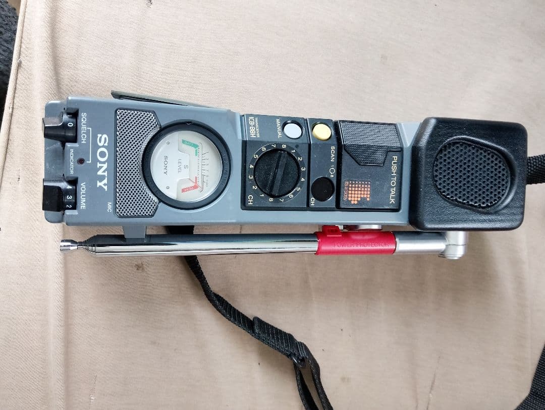 ソニー ICB-88H、整備済みロングアンテナに交換