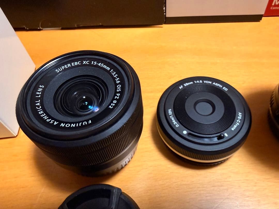 10/5まで　シャッター回数459枚　富士フイルム　X-T1 レンズ4個付き