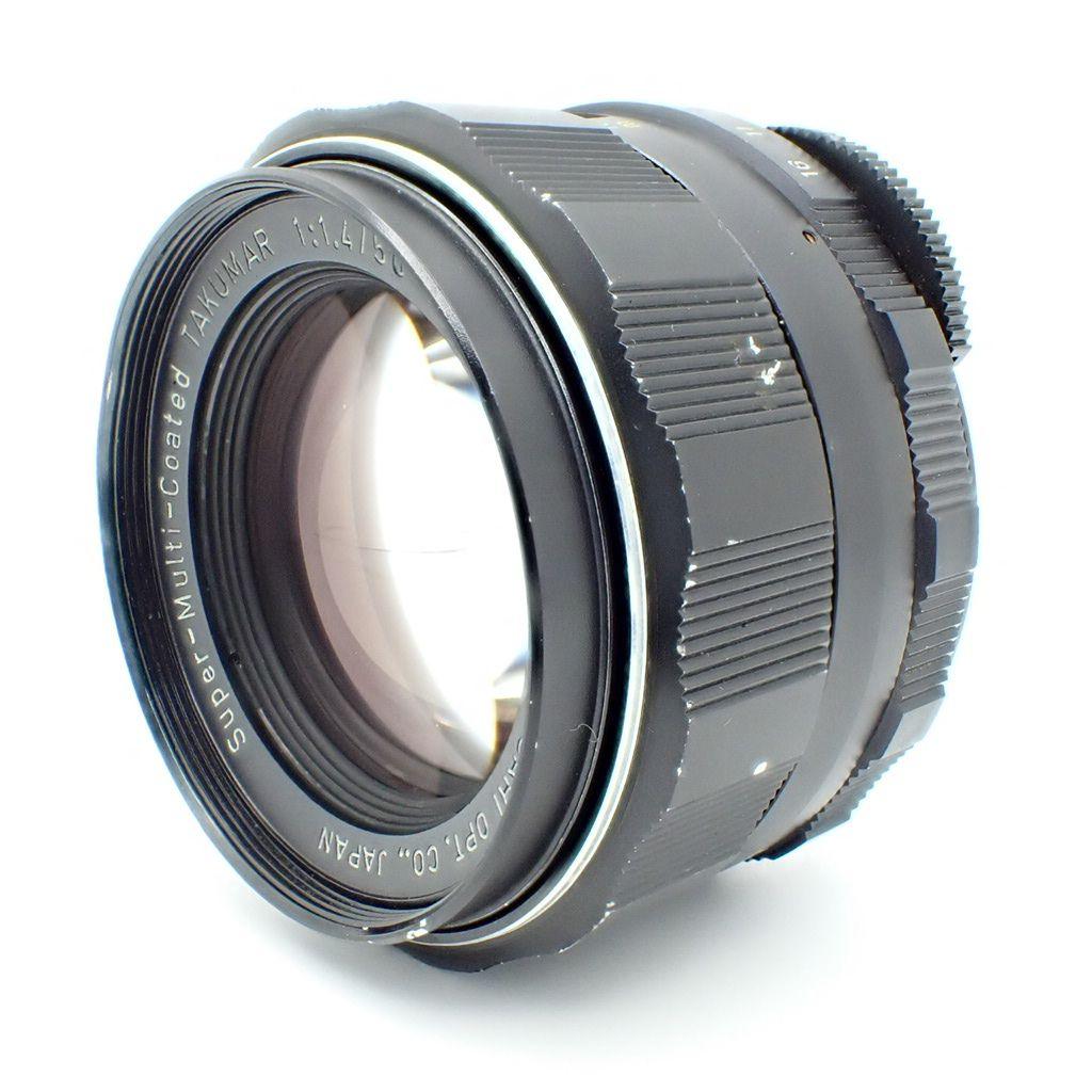 PENTAX S-M-C TAKUMAR 50mm f1.4 純正付属品付き