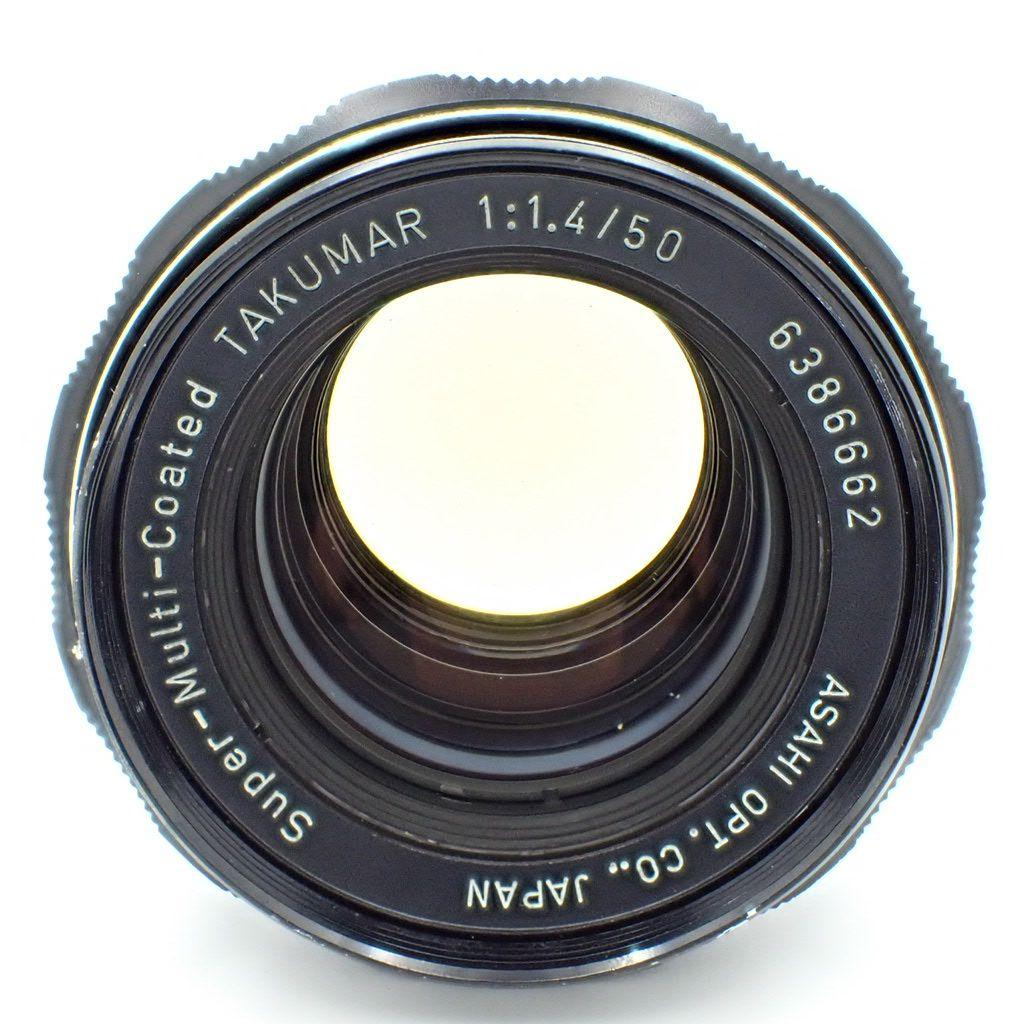 PENTAX S-M-C TAKUMAR 50mm f1.4 純正付属品付き