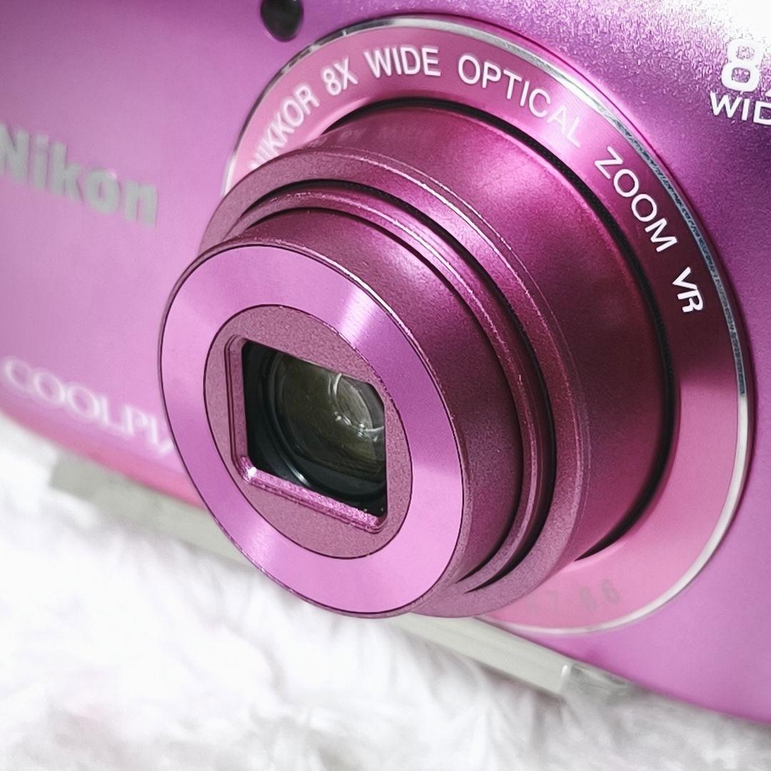 美品✨NIKON COOLPIX S3700 ピンク コンデジ デジカメ