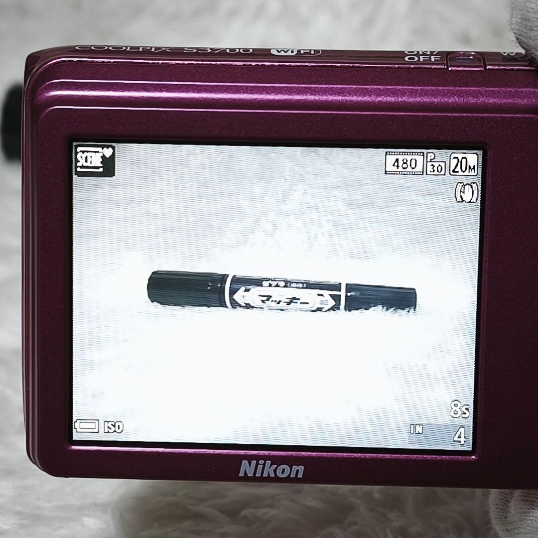 美品✨NIKON COOLPIX S3700 ピンク コンデジ デジカメ