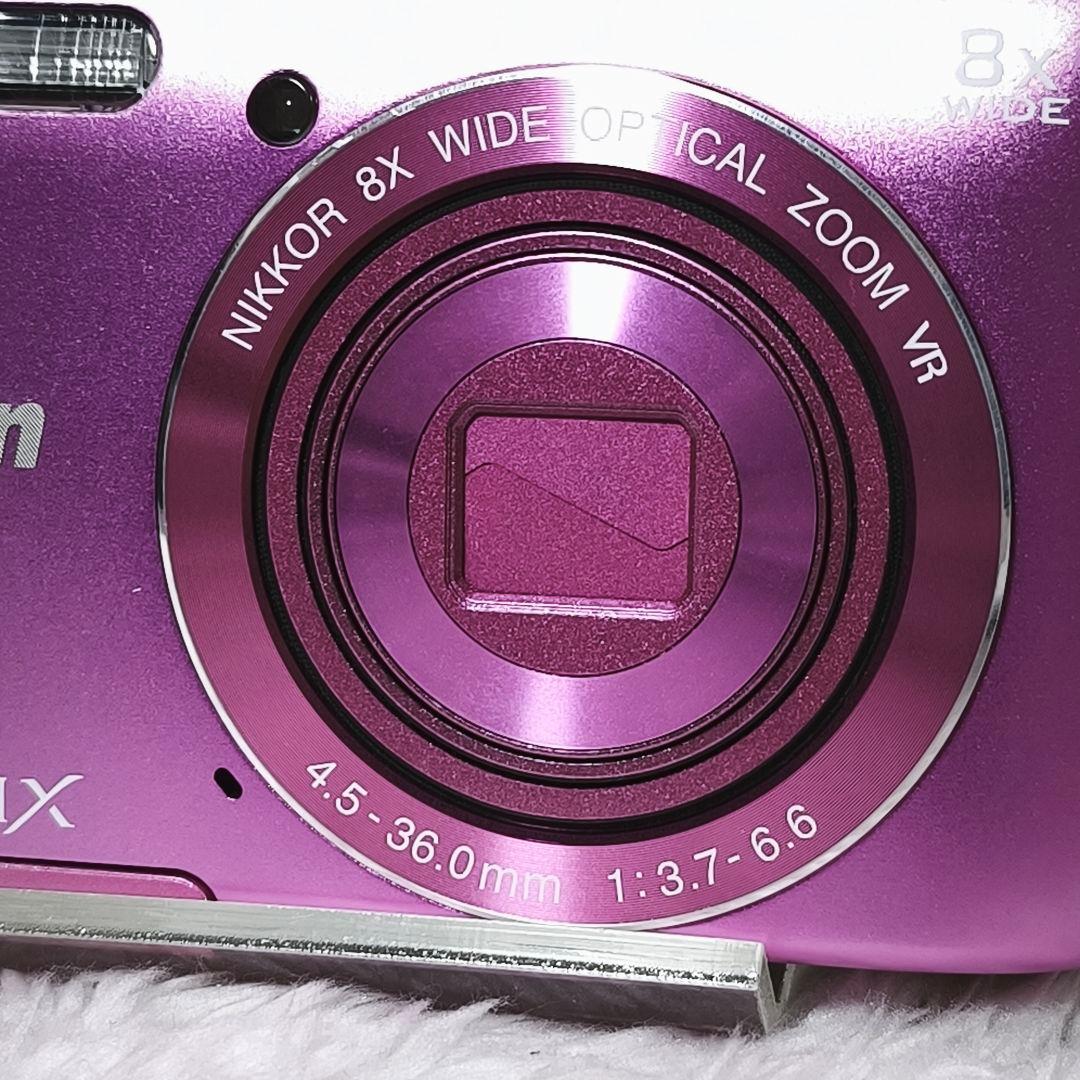 美品✨NIKON COOLPIX S3700 ピンク コンデジ デジカメ