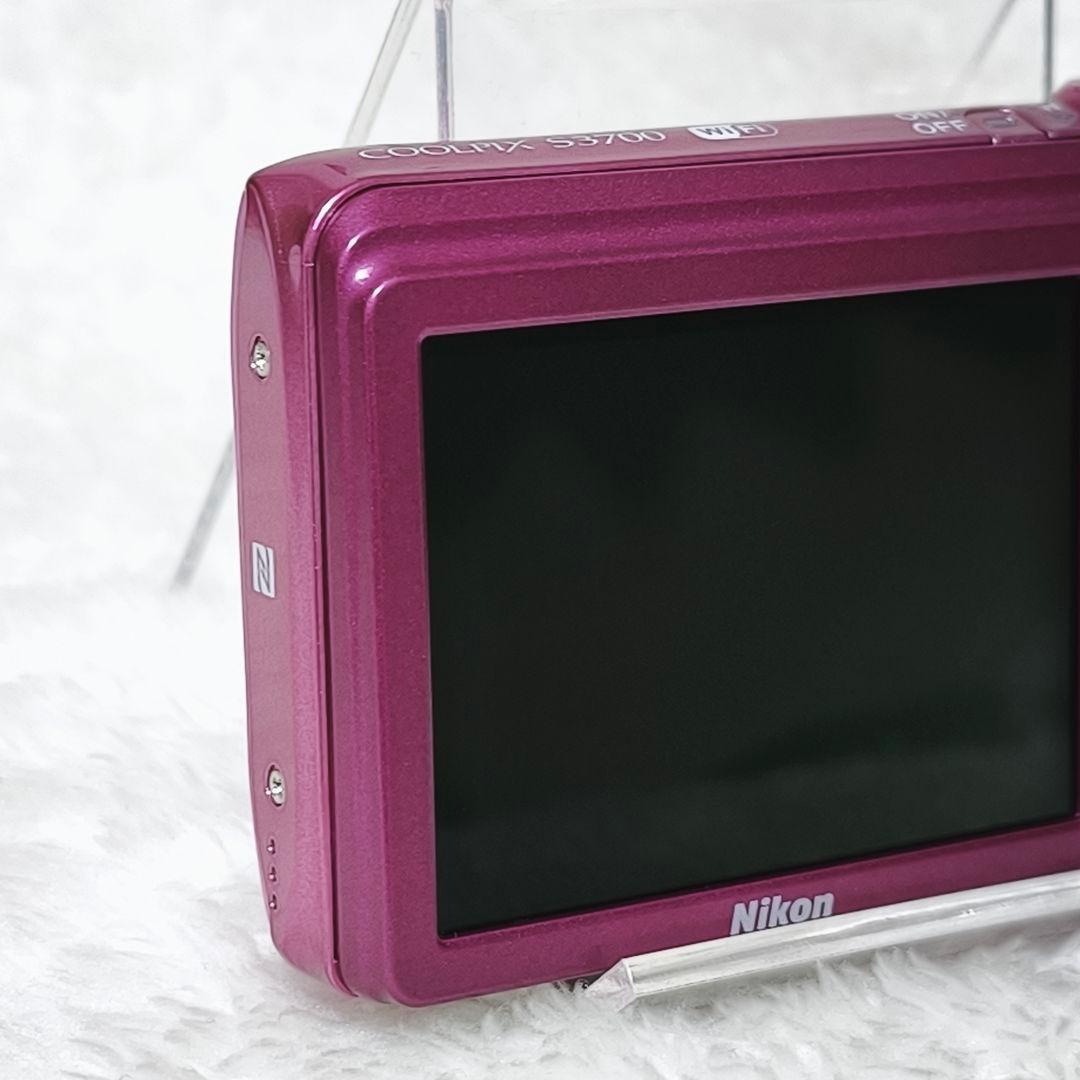 美品✨NIKON COOLPIX S3700 ピンク コンデジ デジカメ