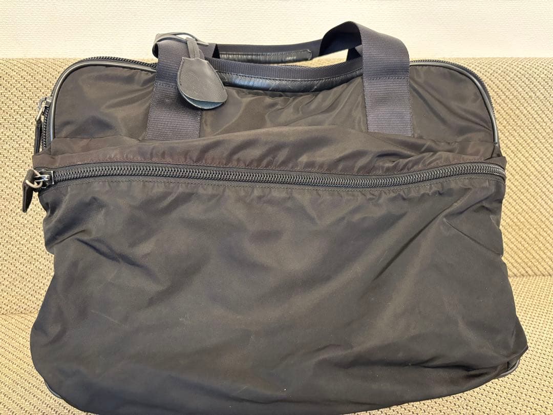 PRADA ブラック ボストンバッグ　ビジネスバッグ