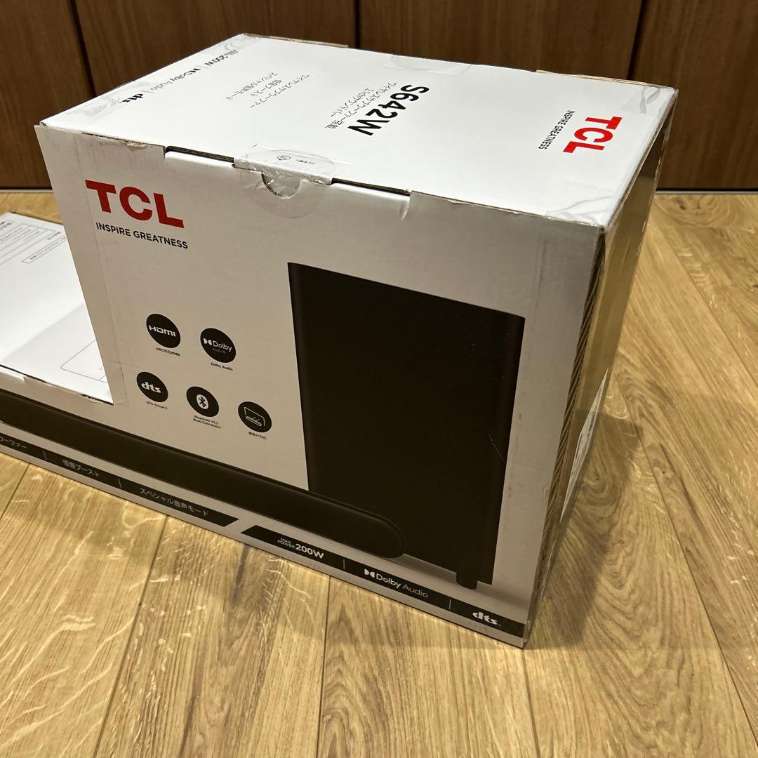【新品】TCL S642W ワイヤレスサブウーファー搭載2.1chスピーカー