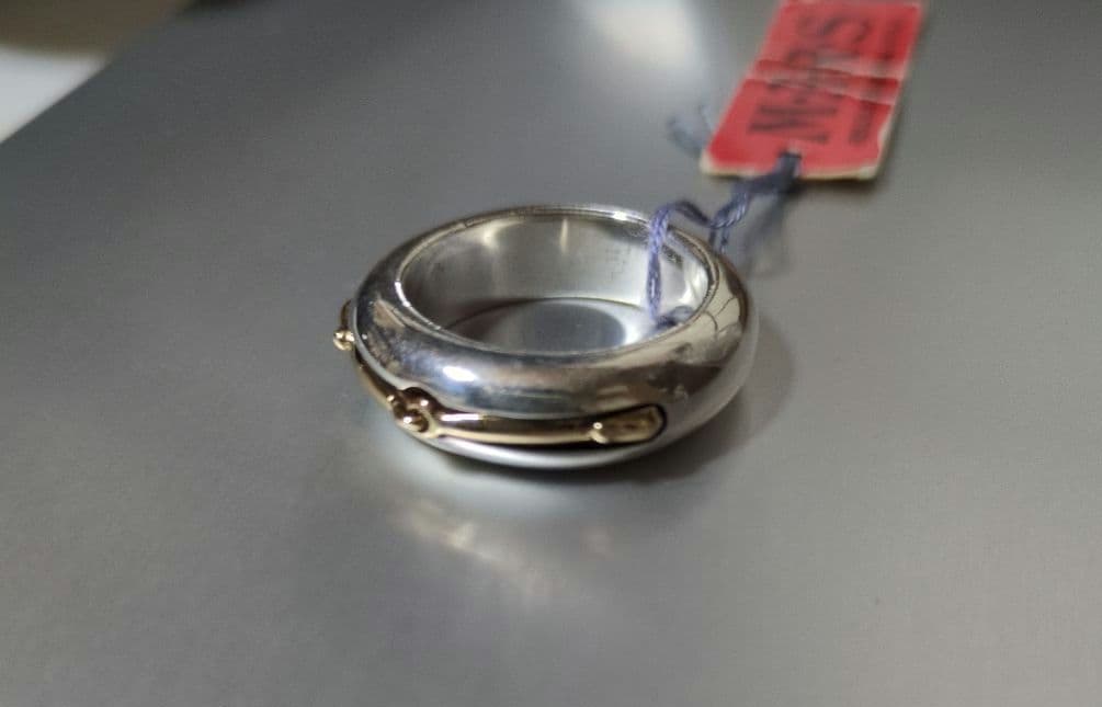 【K18使用】中古 M.A.R.S マーズ 20号 コンポジットリング 925