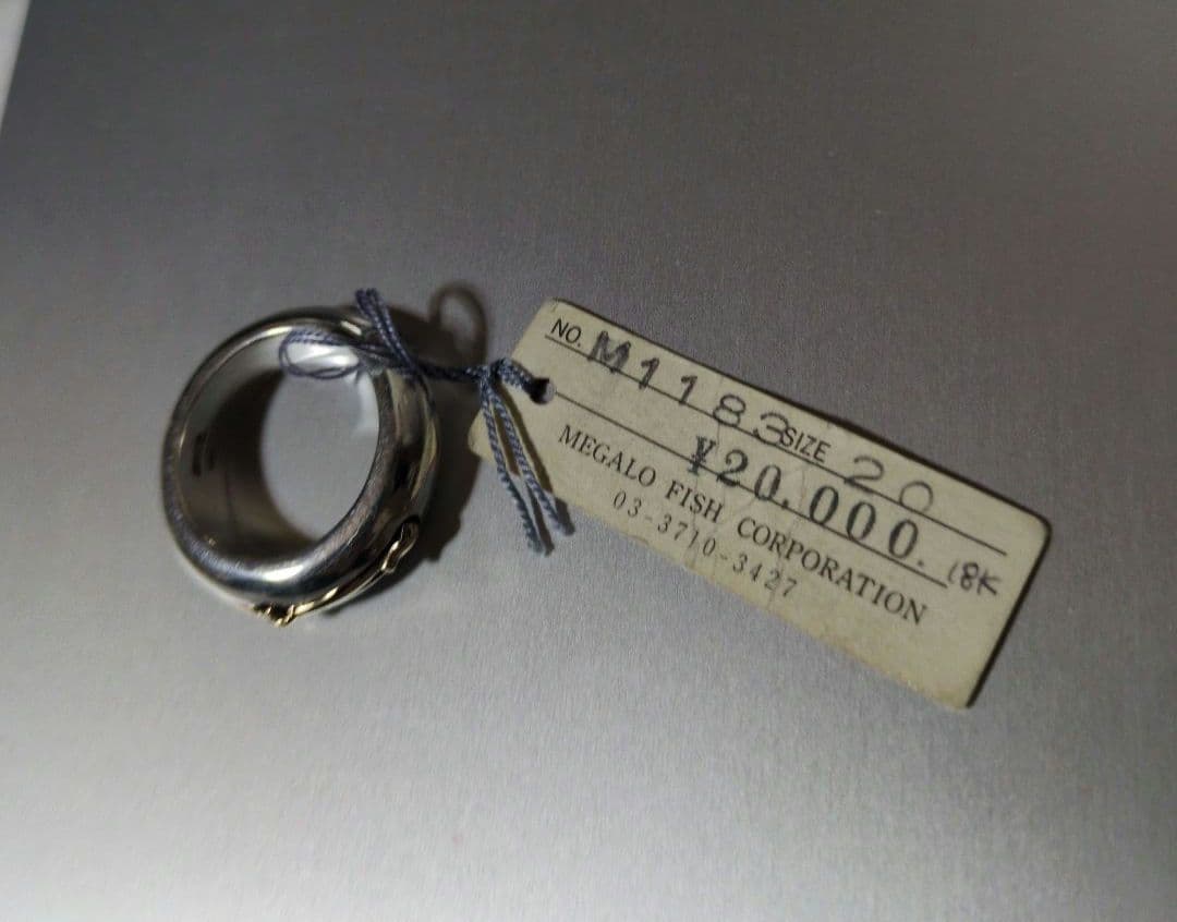 【K18使用】中古 M.A.R.S マーズ 20号 コンポジットリング 925