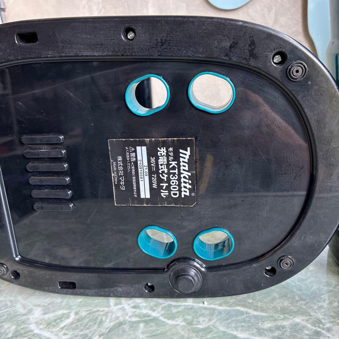 Makita ハンドル付き　36V バッテリー式電気ケトル　整理番号Ａカ