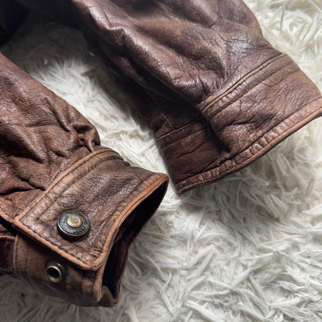 90s Wilsons レザージャケット 茶 シンサレート L〜XL フライト系