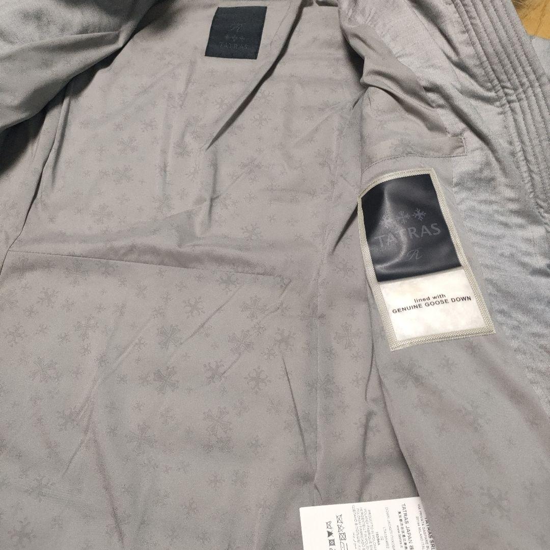 極美品✨タトラス PRIMULA　Rライン ウールシルク ダウンジャケットグレー