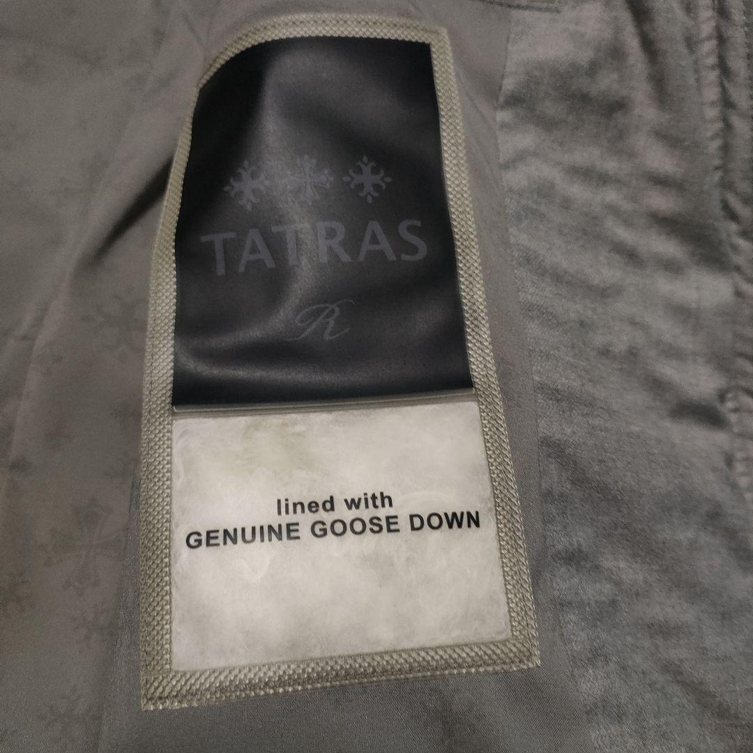 極美品✨タトラス PRIMULA　Rライン ウールシルク ダウンジャケットグレー