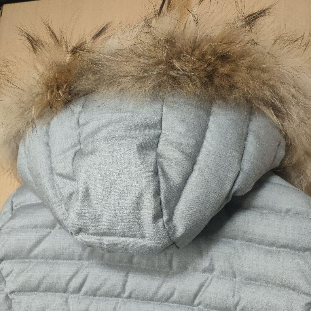 極美品✨タトラス PRIMULA　Rライン ウールシルク ダウンジャケットグレー