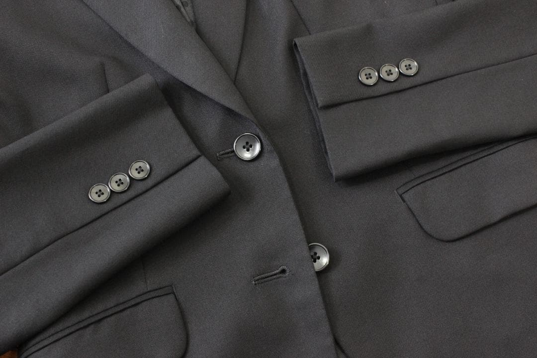 洋服の青山 エヌライン パンツスーツ 上7 下11 未使用に近い 02 新品同様