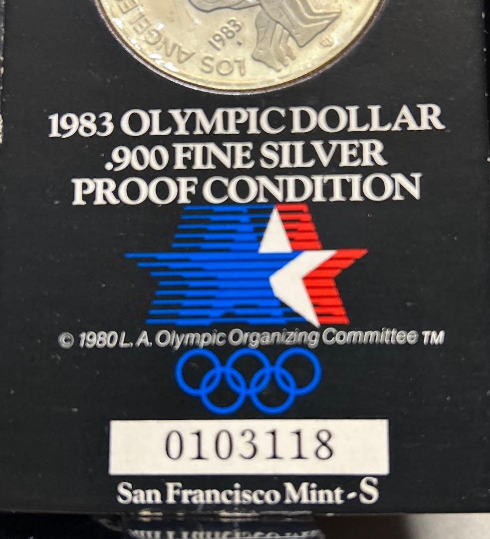 k*h様 ロサンゼルスオリンピック記念銀貨 2枚セット