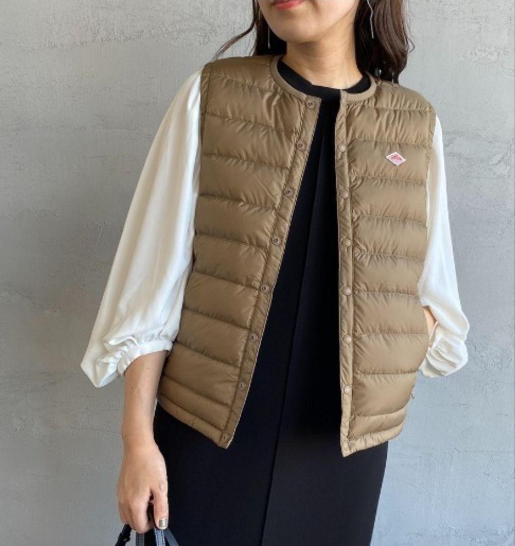 EgaoDANTON ベージュ ダウンベスト