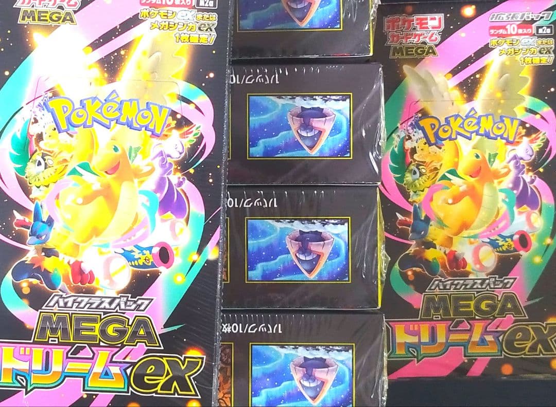 ポケモンカードゲーム メガドリームex シュリンク付き　6box