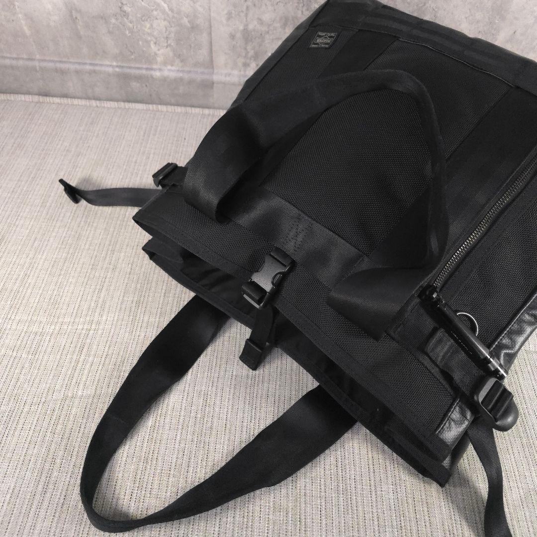 極美品　PORTER　ポーター　ヒート　トートバッグ　ハンドバッグ　肩掛け