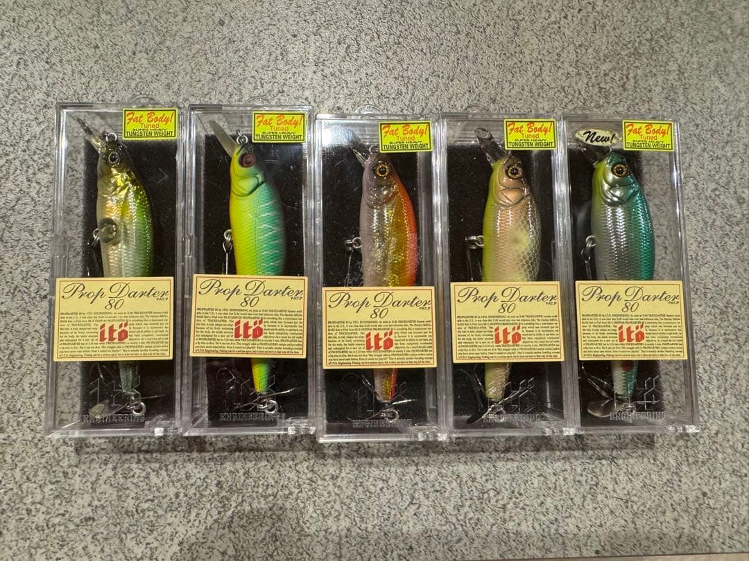 Prop Dartez 80 ルアー 5点セット