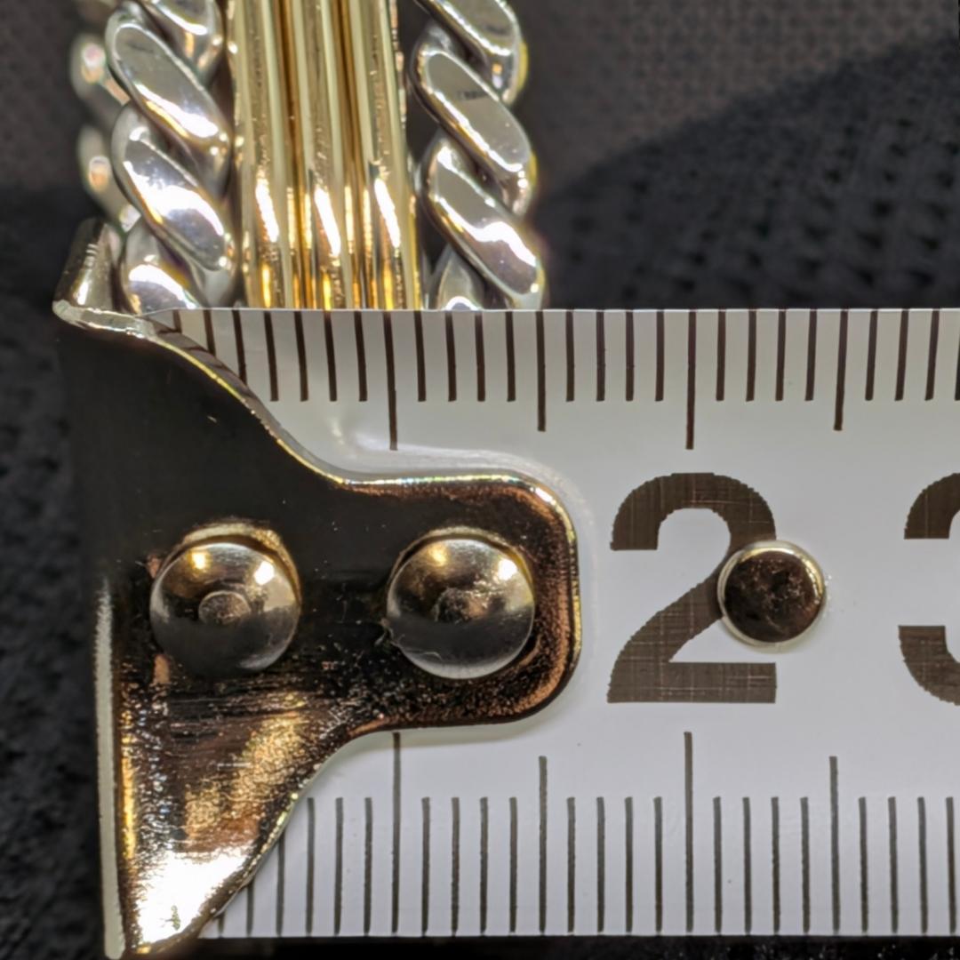 【美品】Navajo Tahe バングル／12K GF×SV925／迅速発送