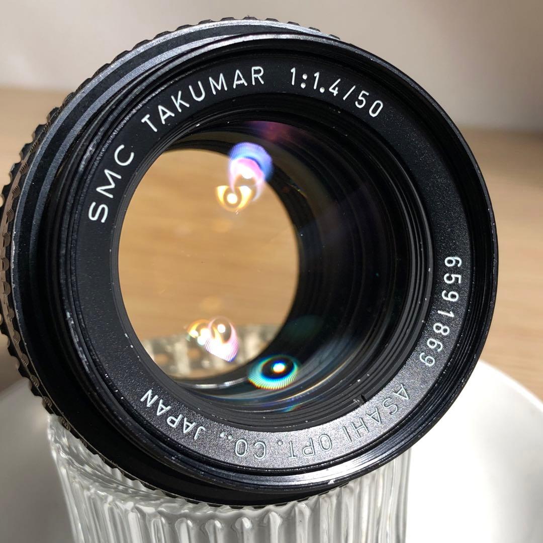 PENTAX SMC TAKUMAR 50mm f1.4 m42マウント
