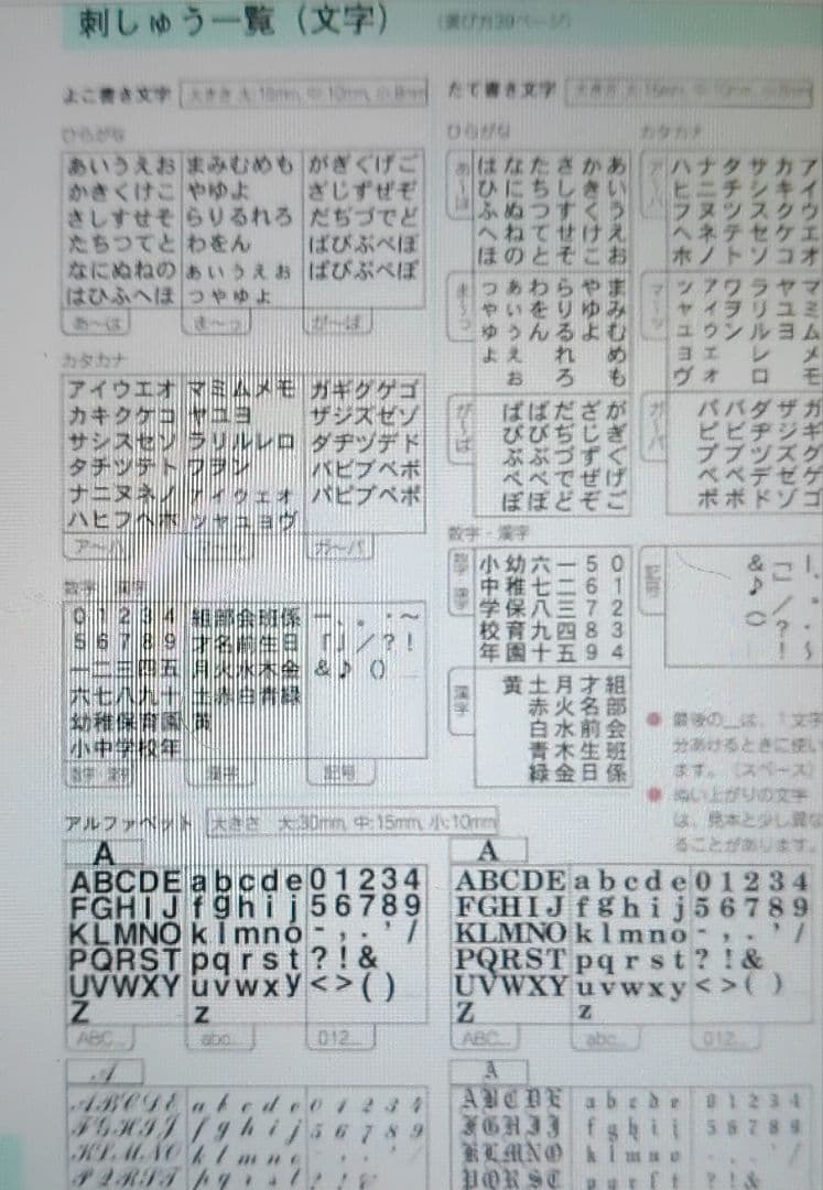 刺繍 文字 厚物 シンガー ミシン 本体 ハンドメイド リメイク 手芸 洋裁