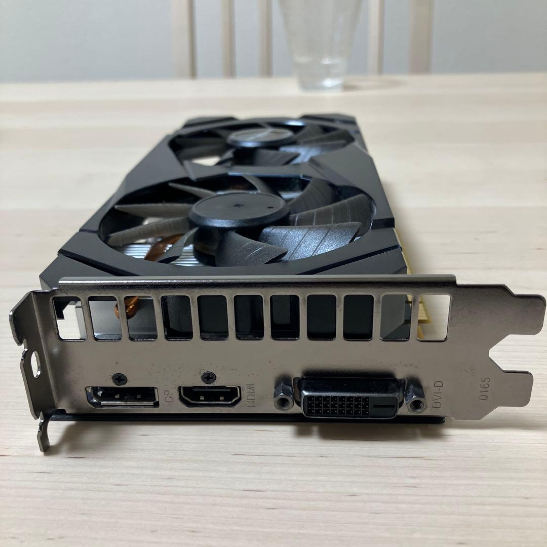 NVIDIA GTX1660 GALAKURO デュアルファングラフィックボード