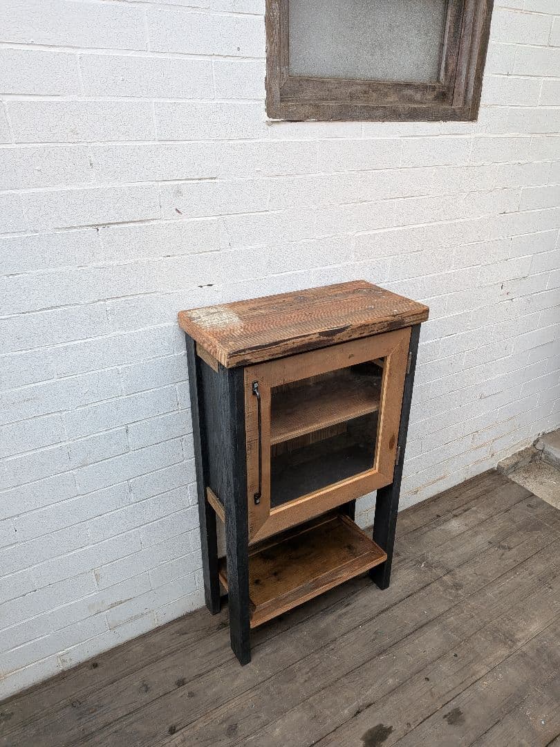 古材かざり棚　グレー