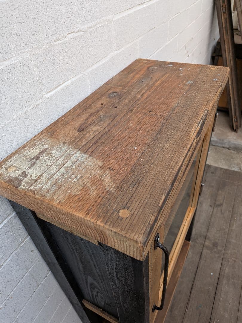 古材かざり棚　グレー