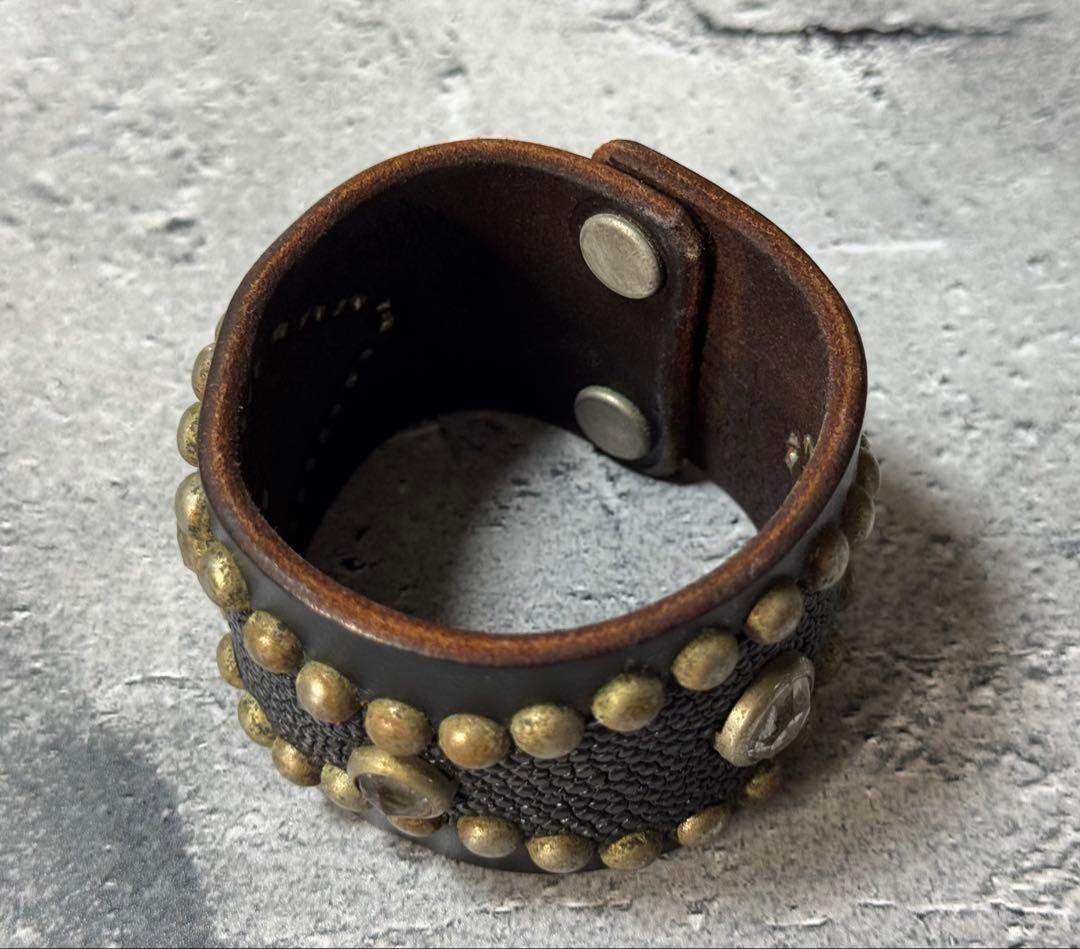 HTC ブレスレット ピーナッツ スティングレイ ブラック 1.75 inch