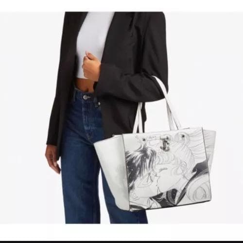 セーラームーン ジミーチュウ タキシード仮面 トート バッグ モノクロ M