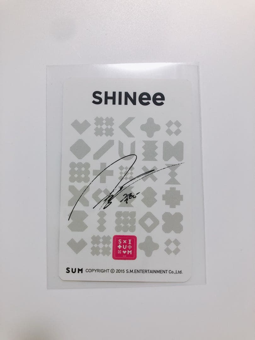 SHINee SUM COEX ジョンヒョン トレカ
