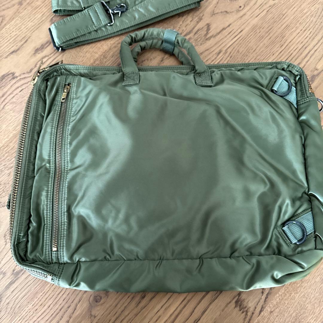 レア美品　PORTER 3WAYビジネスバッグ オリーブグリーン