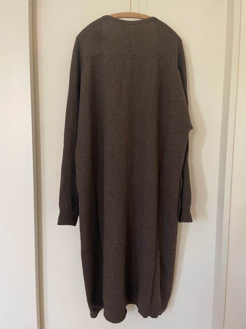 トップス ARTS&SCIENCE knit robe yak wool brown