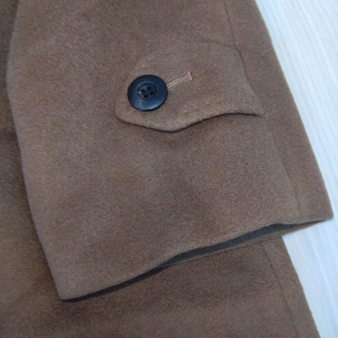 希少 高級バーバリー ロングコート カシミヤ混 レディース 　7