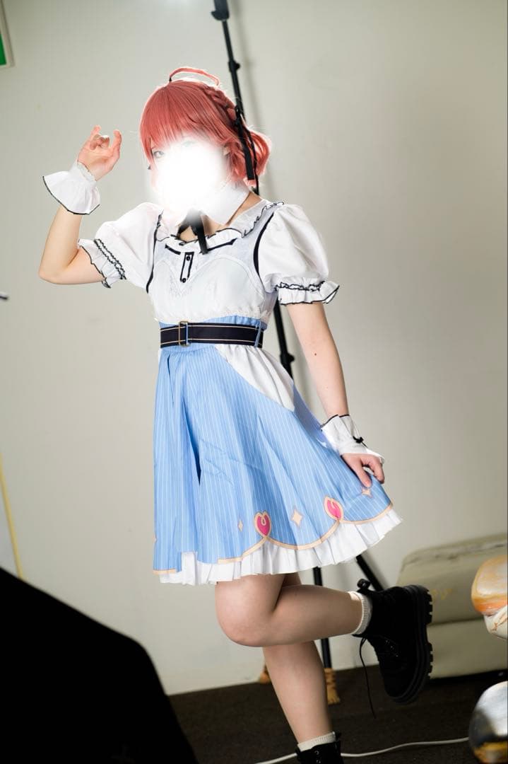 ホロライブ さくらみこ デート服 コスプレ衣装ウィッグ2種類付き