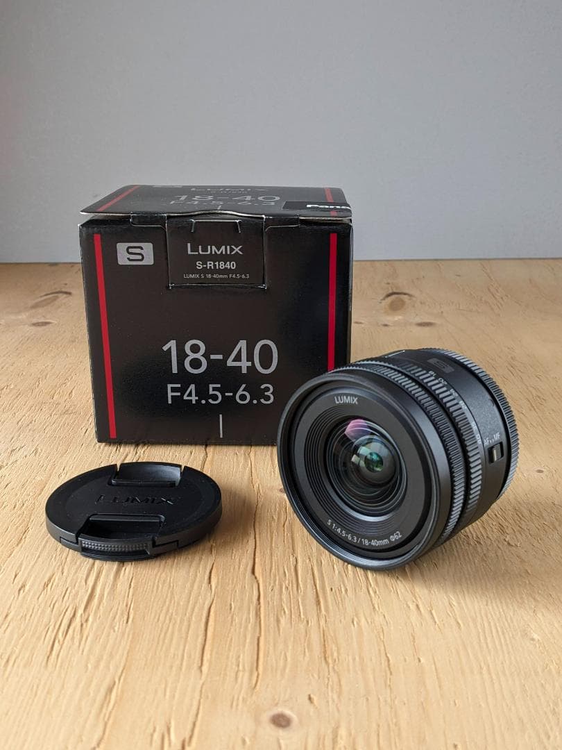 【超美品】LUMIX S 18-40mm F4.5-6.3 レンズ　箱付き