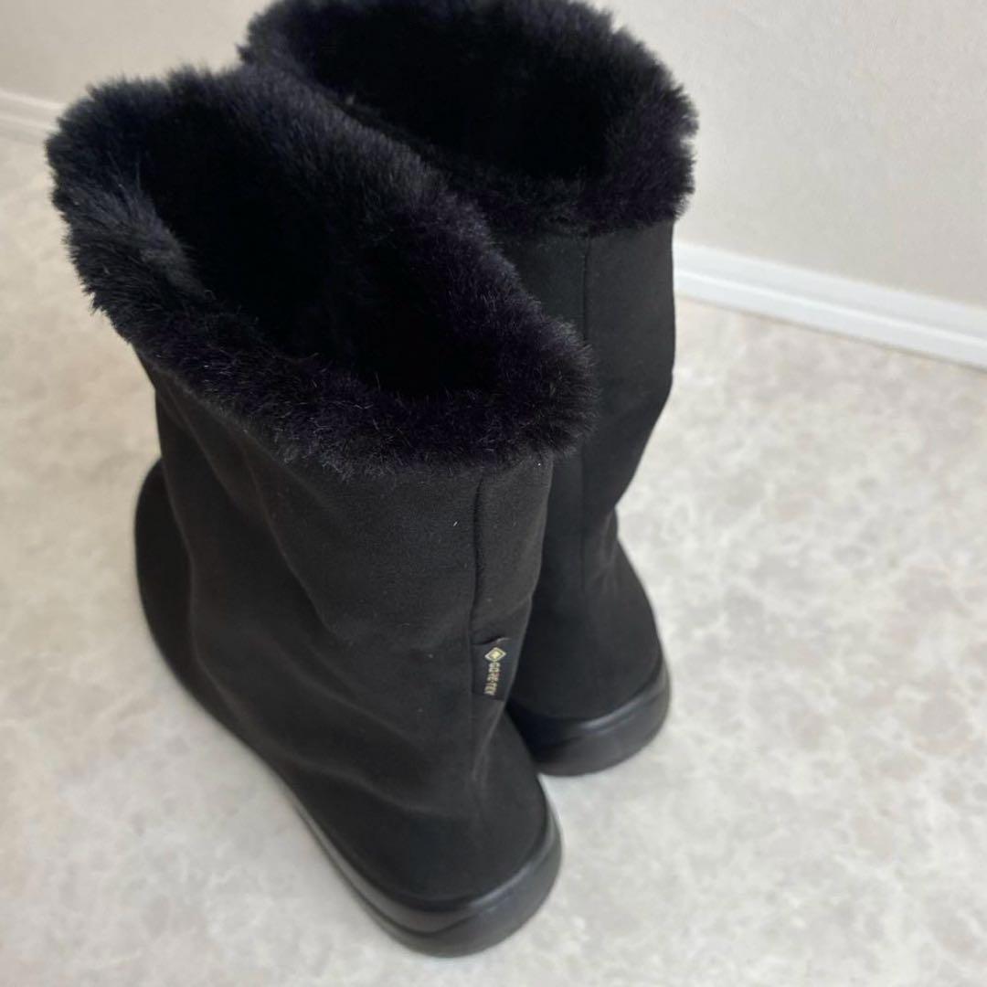 新品 アサヒシューズ トップドライ 3911ブラック ゴアテックス 23.5