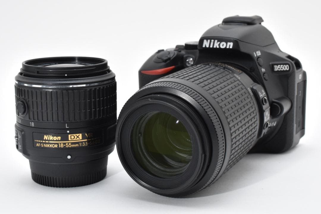 ✨フルセット✨Nikon D5500 ダブルレンズ カメラバッグ付き スマホ転送