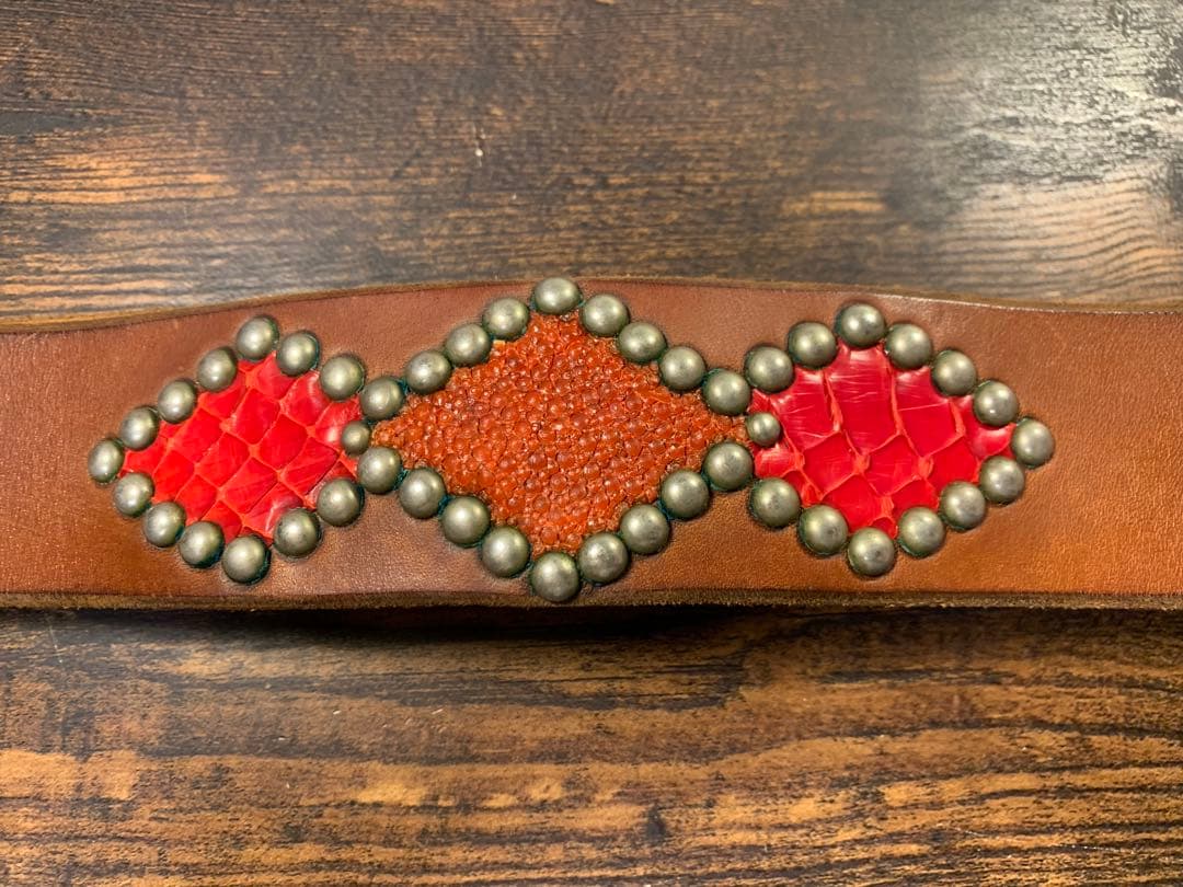 新品　HTC スタッズベルト　スタンダードカリフォルニア　vintage 34