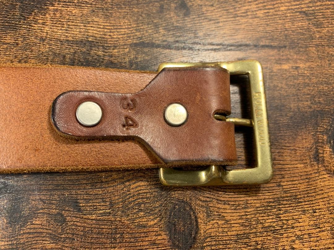 新品　HTC スタッズベルト　スタンダードカリフォルニア　vintage 34