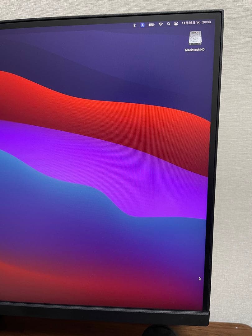 34インチ 3440x1440 180Hz モニター 直面