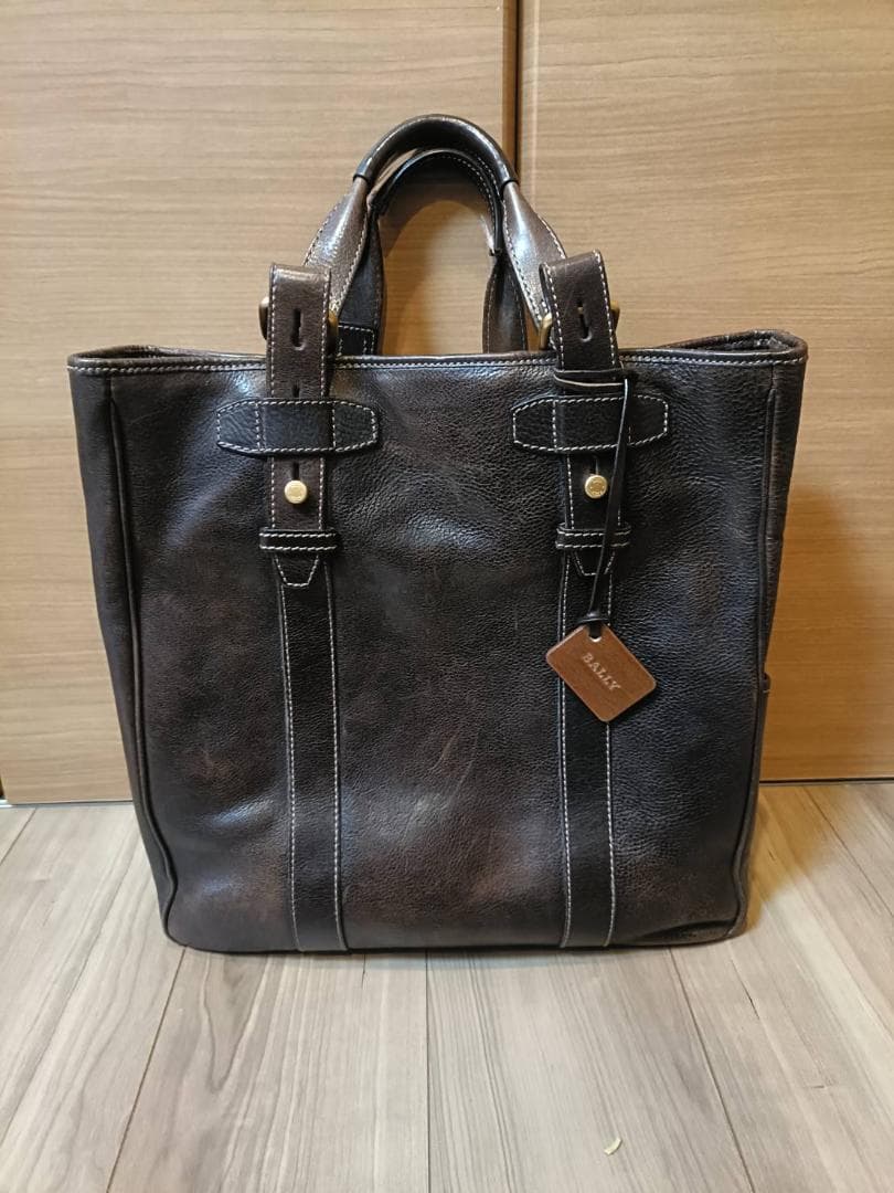 【バリー】BALLY トートバッグ 本革レザー / スイス製【美品】