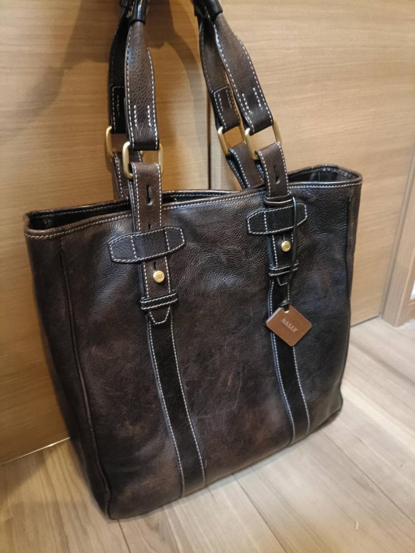【バリー】BALLY トートバッグ 本革レザー / スイス製【美品】