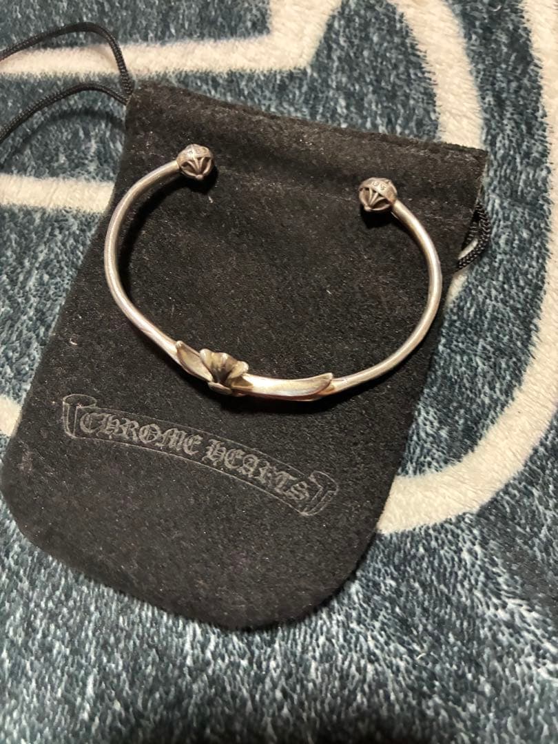 スキニータイニーCHクロス ブレス レット　ペーパーチェーン