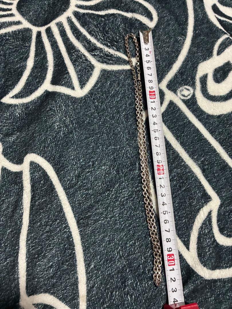 スキニータイニーCHクロス ブレス レット　ペーパーチェーン