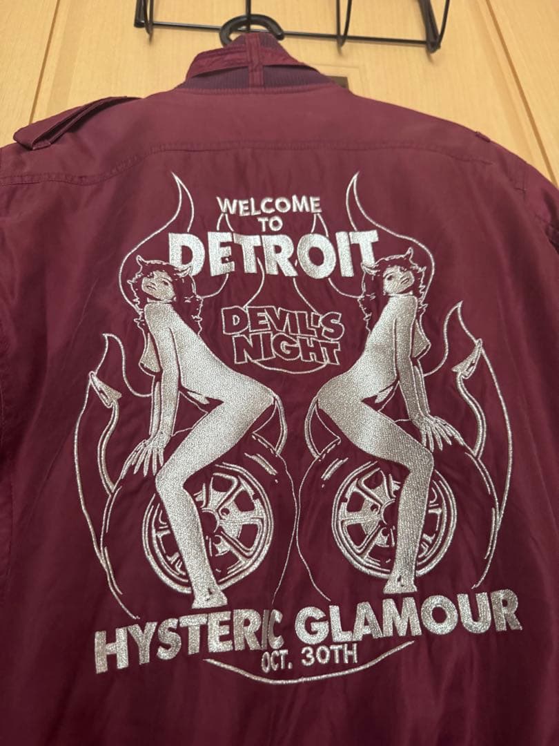 ヒステリックグラマーデトロイトブルゾンメンズエム
