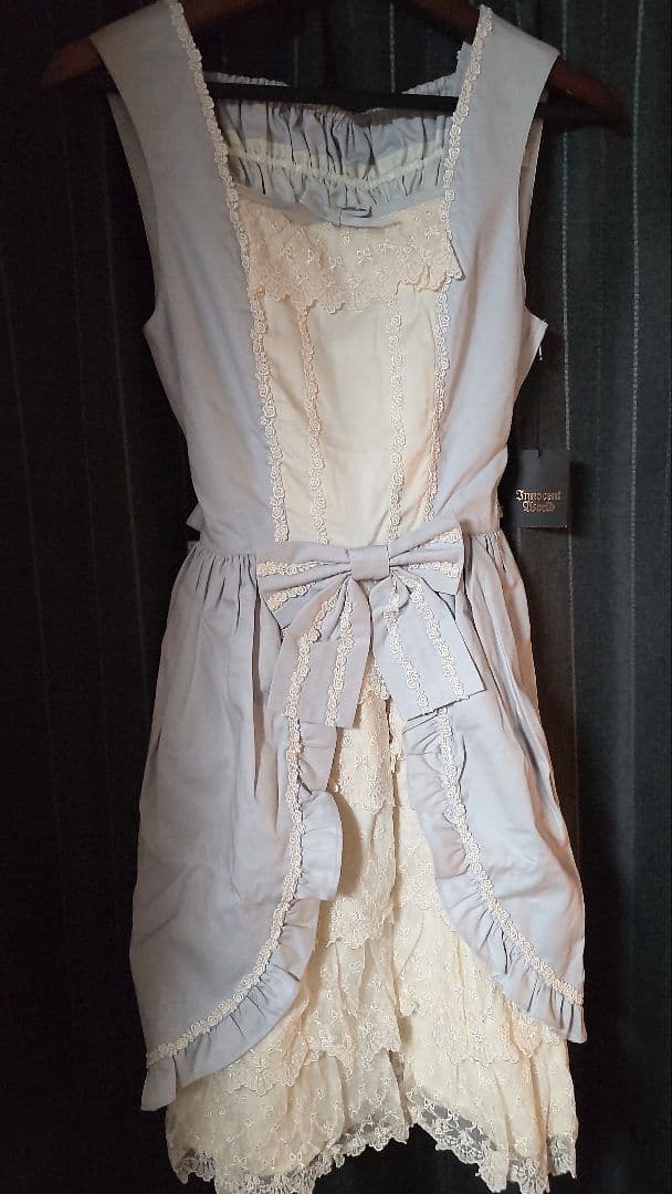 Innocent world ジャンパースカート ライトブルー ワンピース