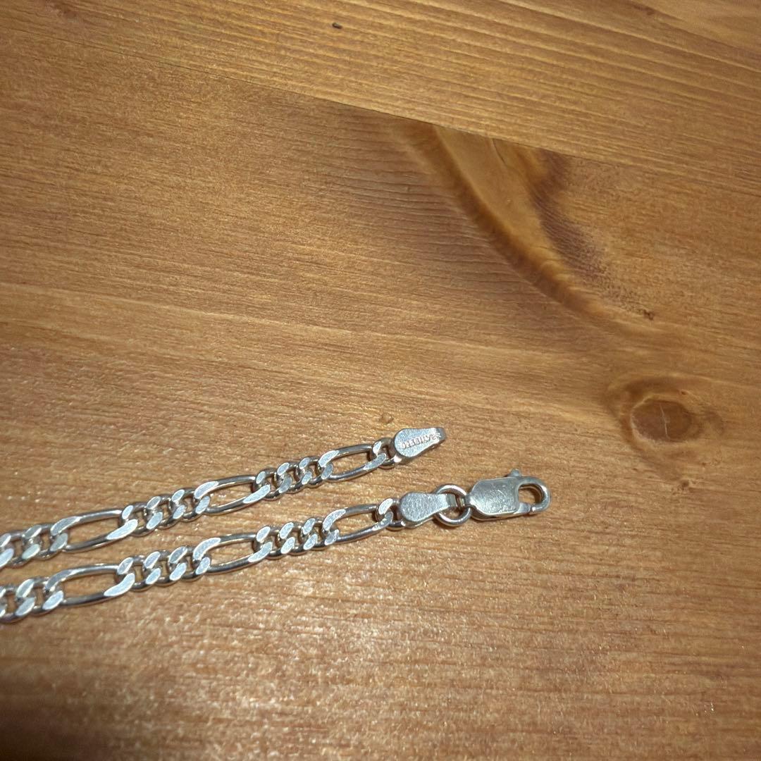 フィガロチェーン ネックレス シルバー925 60cm