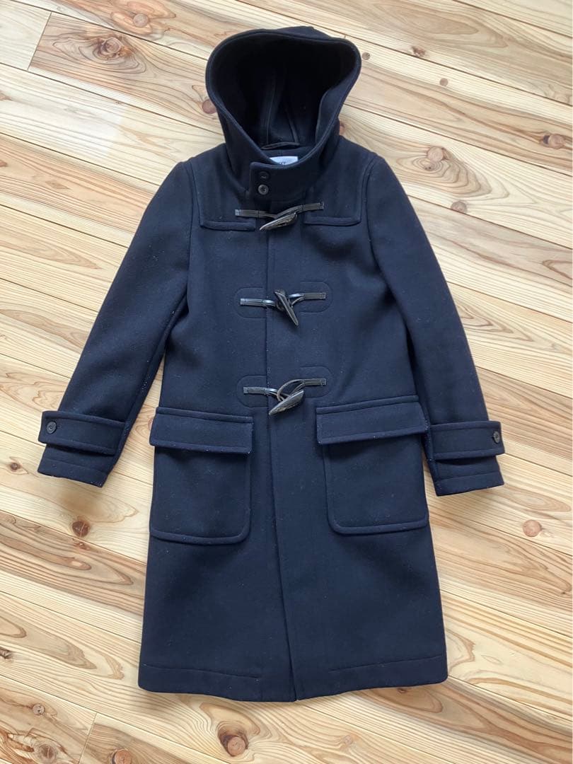 HYKE ダッフルコート　ネイビー　Sサイズ